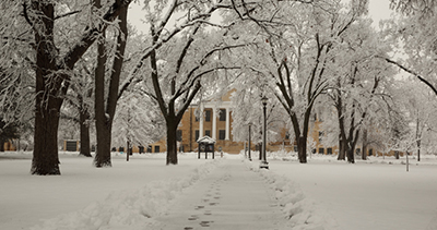 reslife winter photo- early opening